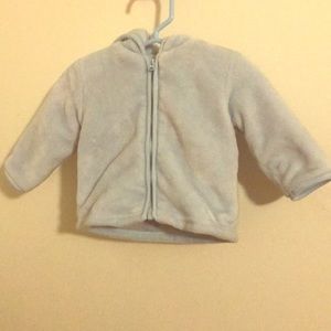 Thick blue baby boy sweater